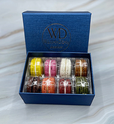8 Piece Macarons in Luxury Box